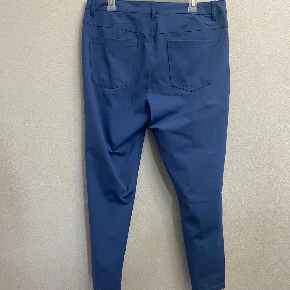 BYLT Mens 38 Lunar Blue Everyday Pant 2.0 New Slim Fit Performance Chino Stretch
